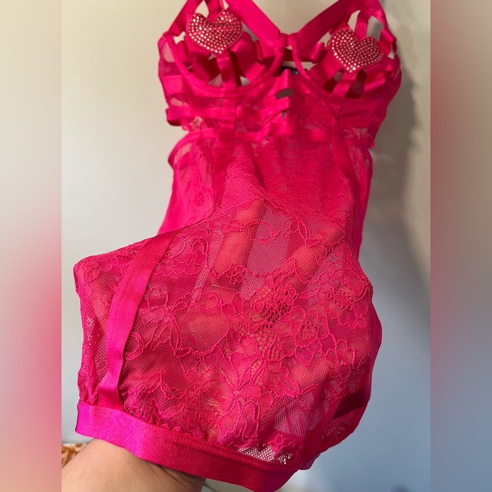 Torrid Diamante Open Cup Chemise - Picture 6 of 10
